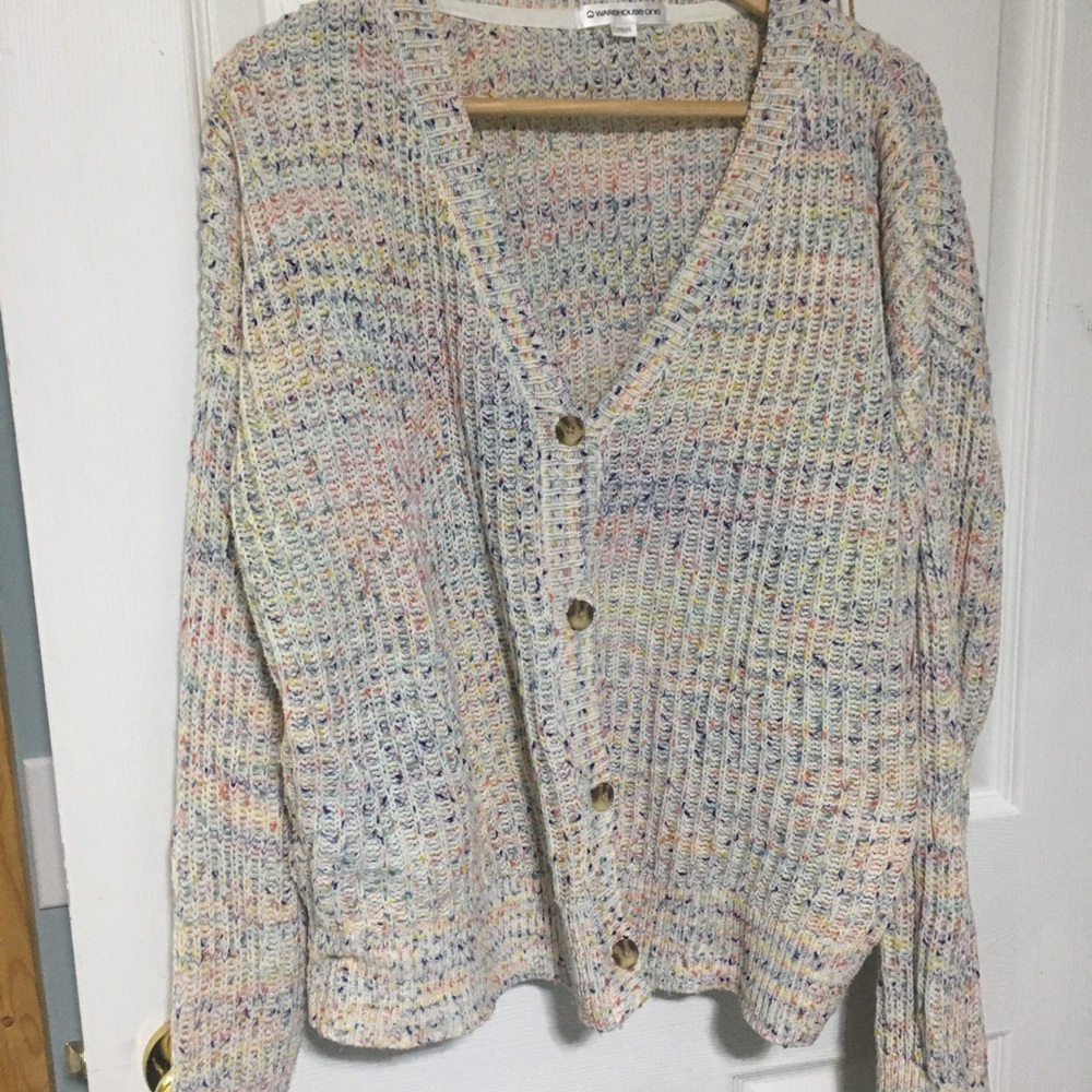 Colorful Knit Women's Cardigan